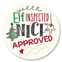 Santa's Rules Envelope Seals - Set of 72