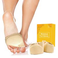 Metatarsal Pads for Women & Men(1 Pair) - Ball of Foot Cushions with Gel Pads - Durable Fabric - One Size Fits All - Ideal for Forefoot Pain Relief, Diabetic Feet，Prevent Calluses Blisters