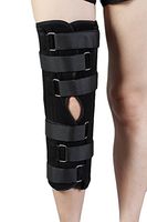 Knee Immobilizer Brace Support Splint ,Tri-panel, Height 17inches, Fitting 5'5"-5'9" body height ,Medium,Black