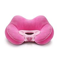 Jueven Memory Foam Seat Cushion with Orthopedic Design & Comfort to Help Relieve Pressure from Sciatica, Coccyx, Tailbone Back Pain - Perfect for Office Chair, Car Seat, or Wheelchair