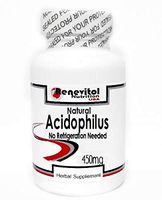Natural Acidophilus (No Refrigeration Needed) 450mg 100 Capsules ~ Renevitol