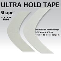 Ultra Hold Adhesive Support Tape Contour Shape "AA" 36PCS