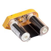Brady M61-R6010, 148128 2" x 75' BMP61 Series R6000 Printer Ribbon, Black, 5 Rolls
