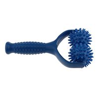 Handheld Spiky Massage Ball Trigger Point Foot Massager Deep Tissue Massage Roller for Body Leg Muscle Acupressure Reflexology - Blue