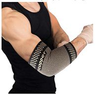 Elbow Brace Compression Sleeve - Elastic Support, Tendonitis Pain, Tennis Elbow, Golfer's Elbow, Arthritis, Bursitis, Basketball, Baseball, Football, Golf, Lifting, Sports