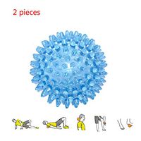 2 Pieces Spiky Massage Ball for Deep Tissue Muscle Massage,Massage Balls Pain Relief Muscle Tension,Portable Foot Massage Balls Myofascial Release,Relieve Stress Moderate Wholebody Massager