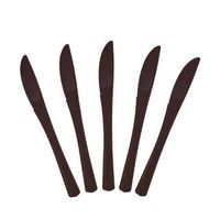 Cutdek Knives Plastic Forks Spoons Knives 50ct Party Catering Picnic Disposable New! (Counts: 50, Colors: Black)