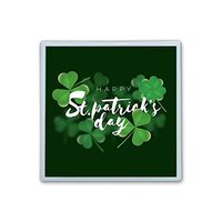 Contact Lens Box Holder Container Case Storage Eyecare Kit -Blurred St Patrick's Day Design