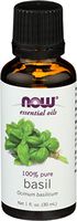 NOW Basil Oil 100% Pure - 1 fl oz (Pack of 2)