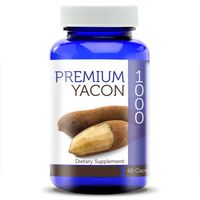 Premium Yacon 1000-100% Pure Yacon Capsules (1000 mg) for Weight Loss and Digestive Nutrition, Raw Root Powder Gel Caps – The Perfect Yacon Syrup Alternative!