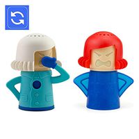 Kitchen Cleaning, MUMAX Angry Mama Microwave Cleaner Easily Cleans Microwave Oven Steam Cleaner Appliances for The Kitchen Refrigerator Cleaning (Cool and Blue)