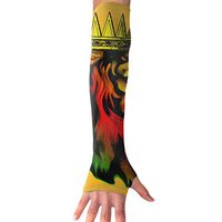 Mipu Shangmao Rasta Lion Jamaican Flag Anti-UV Sleeves Gloves Sun Protection Sports Protective Sleeves