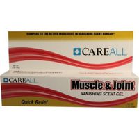 Muscle and Joint Gel, 3 oz., 2-1/2% Menthol