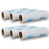 Gudessly Refillable Sticky Lint Pet Hand Roller Pet Hair Lint Removers Dust Brushes Refill Roller (6 Rolls of 90 Layers of Sticky Paper)