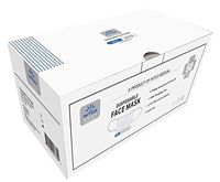 Blue Face Covers ASTM Level 1 Disposable 50pcs Ships from Within N. America