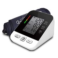 LTLGHY Upper Arm Blood Pressure Monitor for Home, Digital Automatic Measure Blood Pressure with Heart Rate Pulse Detection, Large LCD Screen Display 2 User Mode with 198 Memory Capacity