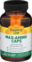 Country Life - Max-Amino with Vitamin B-6 (Blend of 18 Amino Acids) - 90 Vegetarian Capsules