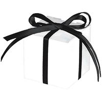 amscan Classic Birthday Party Treat, 2-1/2", White