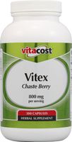 Vitacost Vitex Agnus-Castus Chaste Berry - 800 mg per Serving - 300 Capsules