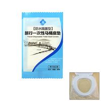 uxcell 5 Pcs Clear Travel Camping Disposable Toilet Seat Cover Waterproof Paper Pad