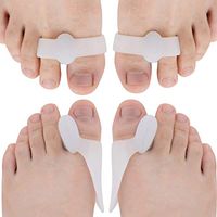 Big Toe Straightener for Bunion Pain Relief, Gel Bunion Corrector, Spreaders, Spacers, Alignment, Separators, Protectors for Hammer Toe Orthotics