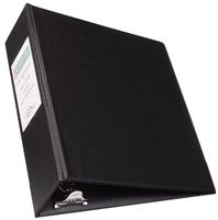 Avery Mini Durable Binder for 5.5 x 8.5 Inch Pages, 2-Inch Round Ring, Black, 1 Binder (27554)