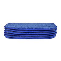 6 Pack Microfiber Mop Pads 10 Inches Blue
