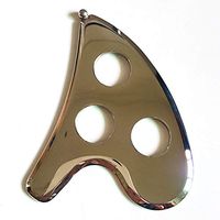 yanQxIzbiu Gua Sha Scraping Massage Tool, Stainless Steel GuaSha Plate Board Scraper Loose Muscle Body Massage Tools