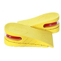 Merryshop Unisex 2-Layer 5CM Increase Invisible Elevator Taller Height Half Shoes Insole