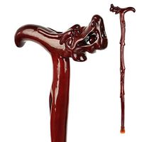 ALXDR Hardwood Walking Sticks With Derby Handle Simple Dragon Style Non-Slip Walker Assisting Unisex Rosewood Cane Affordable Noble Gift,XL