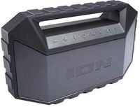 ION ISP83BK Plunge Max IPX7 Waterproof Bluetooth Portable Boombox FMMic Black