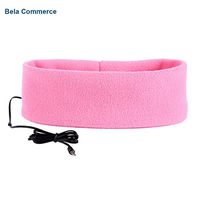 Anti-Noise Sleeping Earphones Bundle, Music Headband Sleep Mobile Headphone for iPhone and Android (Pink)