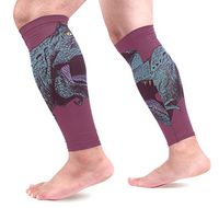 LEVEIS Roar Dinosaur Arm Sleeves UV Protection for Men Women Sunblock Protective Gloves Running Golf Cycling Driving Long Arm Cover 1 Pair