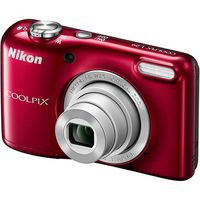 Nikon Coolpix L29 16.1 MP Point and Shoot Camera with 5x Optical Zoom (Red)