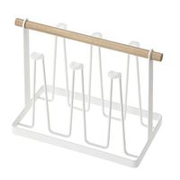 He Xiang Firm Iron Cup Holder Wooden Handle Cup Storage Rack Mug Glass Holder Restaurant Wine Cup Holder