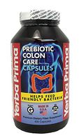 Yerba Prima Prebiotic Colon Care Capsules Dietary Fiber, 400 Capsules