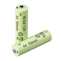 20pcs AA Rechargeable Batteries 700mAh, High Performance AA High-Capacity Recharge Battery, Pre-Charged Ni-MH Batteries AA NiCd 700mAh 1.2v Garden Solar Ni-Cd Light LED for Flashlights Toys