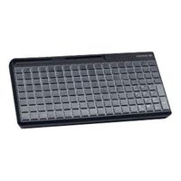 Cherry SPOS G86-63410 POS Keyboard - 142 Keys - 142 Relegendable Keys - Magnetic Stripe Reader - USB - Black G86-63410EUADAA