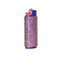 Light Purple Rhinestone Lighter Sleeve Covers LS22-25 (Purple Sleeve)