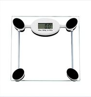 Digital Bathroom Scale / Electronic Weighing Scale - Ultra Slim 2 CM Thickness High-Precision Home Bathroom Health Electronic Scales 180 Kg / 396 Lb - Color Stainless Steel Platform