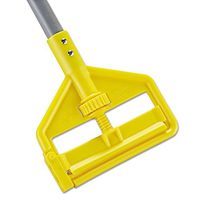 RCPH135 Invader Aluminum Side-Gate Wet-Mop Handle, 54quot, Gray/Yellow