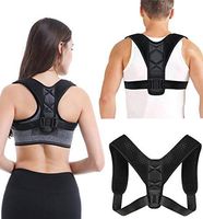 Posture Corrector for Men Women Back Support Brace Adjustable Back Straightener Under Clothes Splints Chest Supports Clavicle Improve Neck Shoulder Pain Relief Prevent Slouching Hunching Comfortable