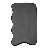 Top Plaza Gua Sha Scraping Massage Tool-Ultra Smooth Edge Natural Buffalo Horn Guasha Board SPA Acupuncture Therapy-Reduce Neck and Muscle Pain and Promote Metabolism (Wave Shape)