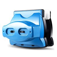 Home Double Sided Magnetic Window Cleaner Super Strong Glider Washing Glass Cleaning Brush Tool for 22-40mm Thick High Rise And Window Glass (Color : Blue22-40mm)