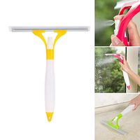 SUJING Spray Type Brushes Cleaning Multifunctional Cleaner Helper Car Window Wizard Washing Tool (Yellow)