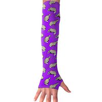 MZ-HY Cute Badgers Pattern Men Women Cute Sports Arm Sleeves UV Protection Performance Arm Sleeve (1 Pair)