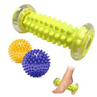 CWWHY Foot Massage Roller - Relieve Plantar Fasciitis Heel, Relax Sore Muscle Knots Deep Tissue Acupressure Reflexology