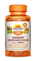 Sundown Super Cranberry 8400 mg Plus Vitamin D3 1000 IU, 150 Softgels