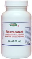 NuSci Pure Resveratrol Powder Standardized Extracted from Polygonum Cuspidatum Root (25 Grams (0.88 oz))
