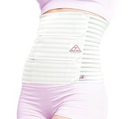ITA-MED Women’s Breathable Elastic Postsurgical Recovery Abdominal and Back Support Wrap/Binder AB-412(W): Small White (I AB-412(W) S W)